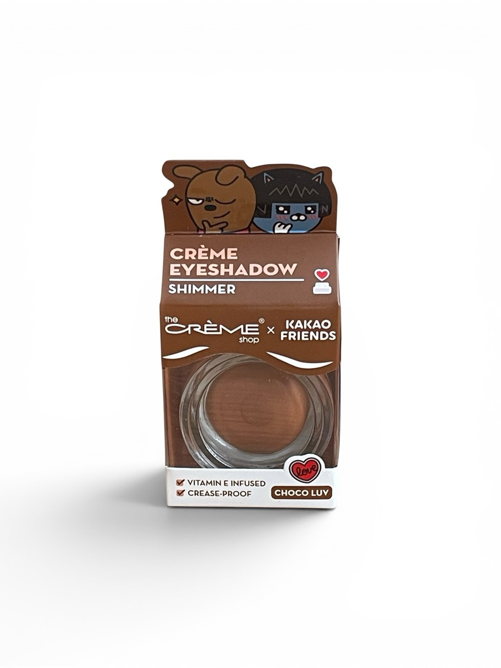 THE CREME SHOP x Kakao Friends Choco Luv Creme Eyeshadow - Brown